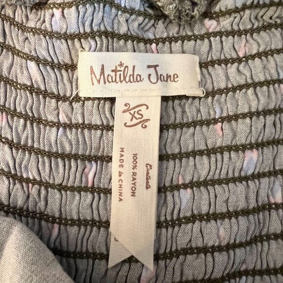 Matilda Jane Jumpsuit‎ Wide Leg Sleeveless Womens Work of Art Rayon Size XS - Picture 8 of 9